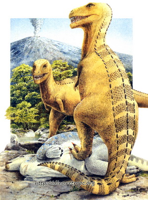 Тиранозавр и добыча
